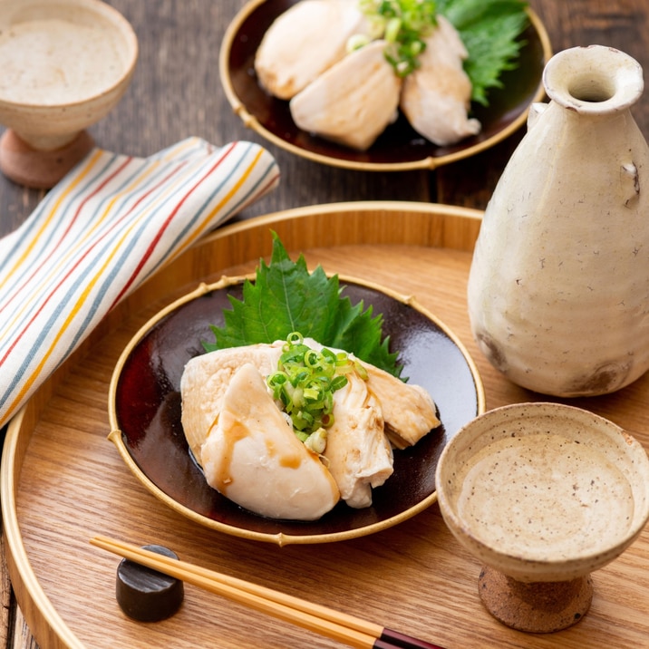 まな板&フライパンいらず!鶏むねピリ辛ポン酢